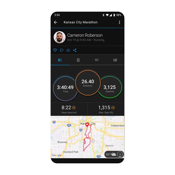 Garmin vivosmart app deals